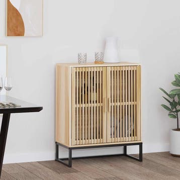 vidaXL Dressoir 60x30x75 cm bewerkt hout, Verzenden