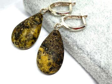 Symphonie Terre et Mer - Argent 925 - Boucles doreilles