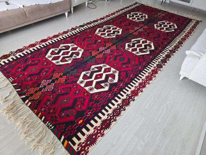 Kelim - 197 cm - 430 cm - Anatolische Turkse Kelim, Maison & Meubles, Ameublement | Tapis & Moquettes