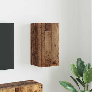 vidaXL TV Wandkast 30 x 31 x 60 cm Oud Hout Bewerkt hout, Huis en Inrichting, Kasten |Televisiemeubels, Verzenden, Nieuw