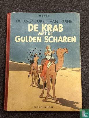 Kuifje - De krab met de gulden scharen - 1947, Livres, BD, Envoi