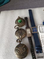 Zestaw 11 zegarków w tym 3 kieszokpowych do naprawy lub na, Antiek en Kunst