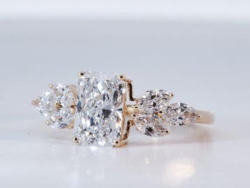 Zonder minimumprijs - Ring - 14 karaat Geel goud - 2.14ct., Nieuw