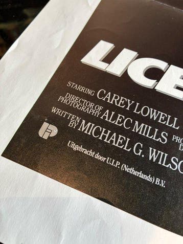 united Artist - James Bond 007 – Licence to Kill – Originele, Verzamelen, Nieuw