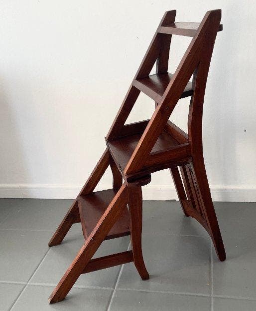 Marches - Escalier / chaise transformable - Bois, Antiek en Kunst, Curiosa en Brocante