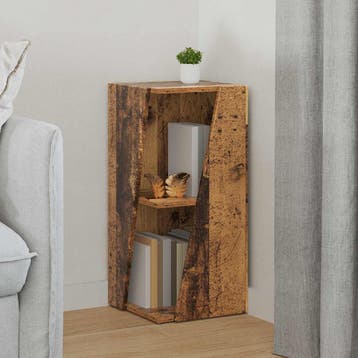 vidaXL Zijplank 33 x 32 x 70,5 cm Bewerkt hout Oudhout, Verzenden, Nieuw