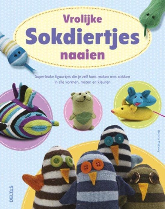 Vrolijke sokdiertjes naaien - Maloney, Boeken, Hobby en Vrije tijd, Verzenden