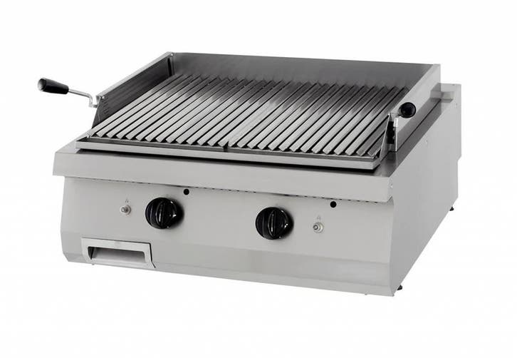 Heavy Duty Lavasteengrill | Dubbele grillplaat | In hoogte, Articles professionnels, Horeca | Équipement de cuisine, Envoi