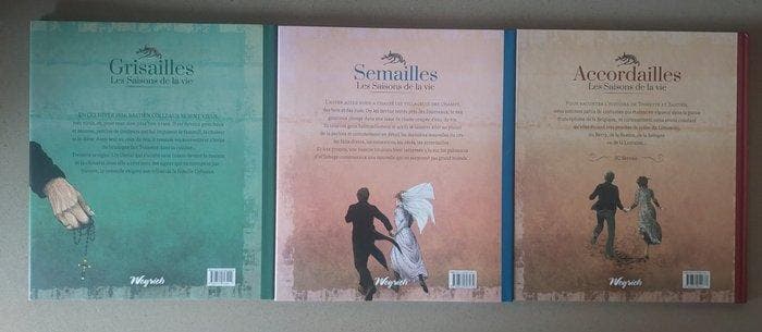 Les Saisons de la vie T1 à T3 + 2x ex-libris - 3x C - TL/Ré, Boeken, Stripverhalen