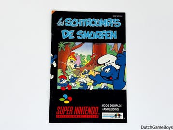 Super Nintendo / SNes - Les Schtroumpfs - FAH - Manual, Consoles de jeu & Jeux vidéo, Verzenden