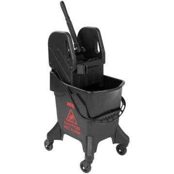 Rolemmer + Wringer | Zwart | 20L | Rood (Kleurcodering) |, Verzenden, Nieuw in verpakking