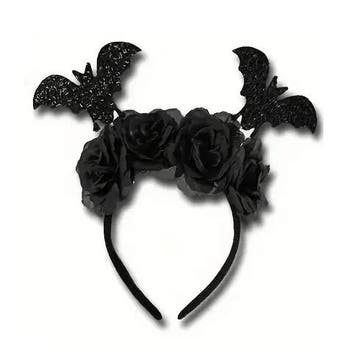 Halloween diadeem 2x vleermuis, Verzenden, Nieuw