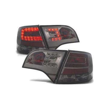 FEUX ARRIÈRE AUDI A4 B7 AVANT 05-08 LED FOND CHROMÉ FUMÉ, Verzenden