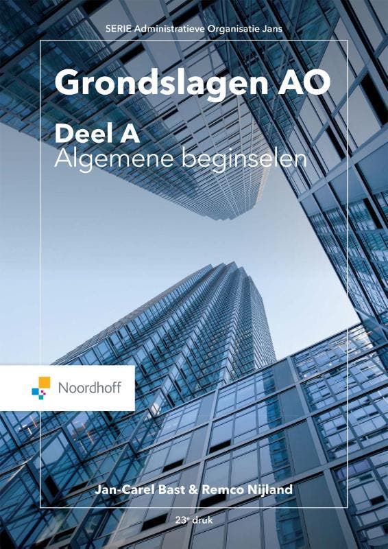 Grondslagen AO deel A, Algemene beginselen 9789001591007, Livres, Livres scolaires, Envoi