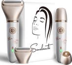 2dekans | 2-in-1 Ladyshave + 2 Extra Scheerkoppen - Gezicht, Ophalen of Verzenden, Nieuw