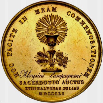 Italië, Vaticaan. Historical Medal MDCCCLI (1851) Jesus