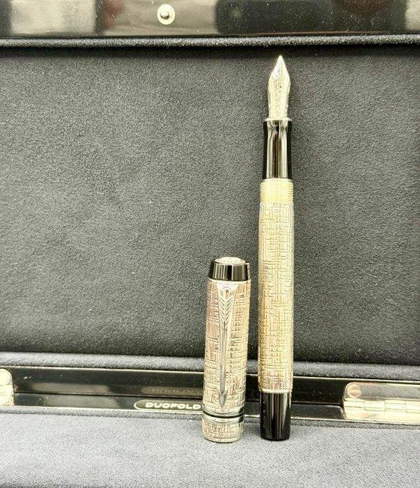 Parker - Duofold Presidential Esparto - Stylo à plume, Verzamelen, Pennenverzamelingen