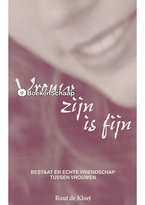 Vrouw zijn is fijn, Livres, Psychologie, Envoi