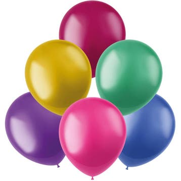 Ballonnen Gekleurd 33cm 50st, Hobby en Vrije tijd, Feestartikelen, Verzenden, Nieuw