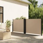 vidaXL Windscherm uittrekbaar 100x600 cm beige, Jardin & Terrasse, Verzenden