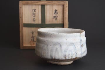 Shino ware - Signed by Kato Keishu () - Theekom - Chawan