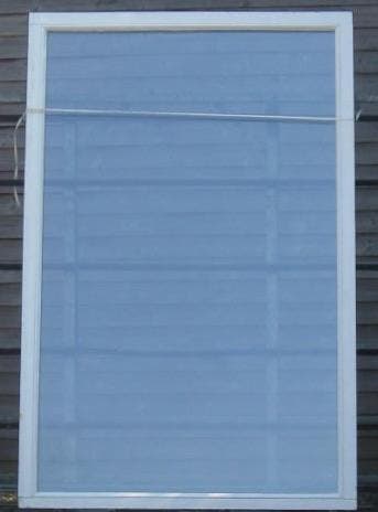 meranti houten raam , chassis , venster 154 x 235 wit, Raamkozijn, Ophalen of Verzenden, Zo goed als nieuw, 150 tot 225 cm