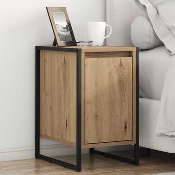 vidaXL Nachtkastje 2 pcs Ambachtelijk Eiken 39,5 x 30 x 50, Verzenden, Nieuw