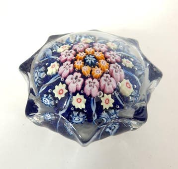 Strathearn Glass Scotland - Presse-papier - Eight-Rib