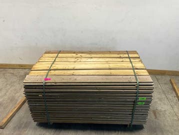 Veiling - 224x Vuren plank 180x16x1,7 cm, Nieuw
