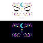 Gezicht Sticker Glow in the Dark FA-001, Verzenden, Nieuw