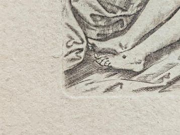 Johannes Wierix (c. 1549– c. 1615) - Compianto sul Cristo
