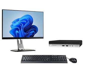 HP ProDesk 400 G5 Mini i5 9e Gen incl. 1 Monitor + Windows, Ophalen of Verzenden, Nieuw