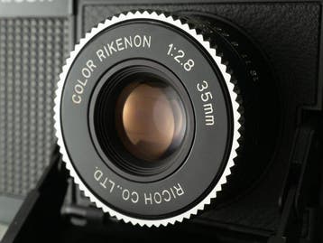 Ricoh FF-1 with Ricoh Speedlite 121A Analoge compactcamera, Nieuw