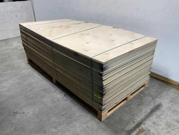 Veiling - 10x Multiplex-plaat 250x125x0,9cm, Nieuw
