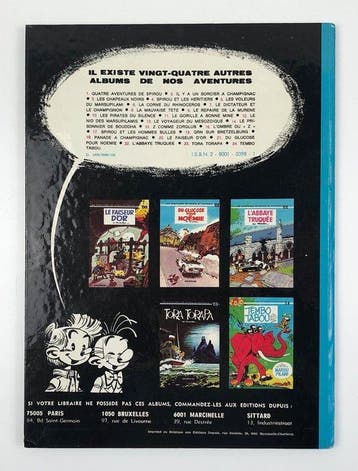 Spirou et Fantasio T25 - Le Gri-Gri Du Niokolo-Koba - C - 1, Boeken, Nieuw