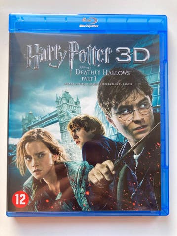 HARRY POTTER AND THE DEATHLY HALLOWS PART 1 3D (BLURAY), Cd's en Dvd's, Blu-ray, Gebruikt