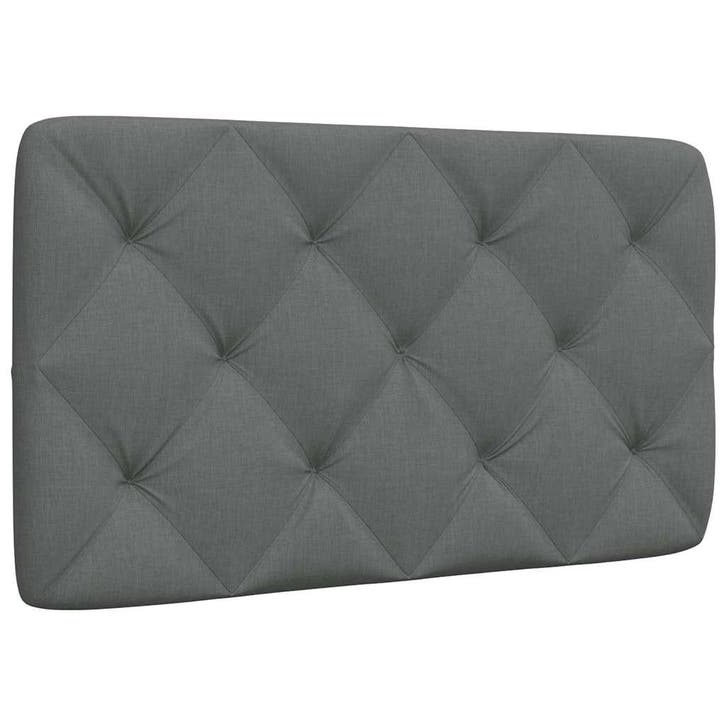 vidaXL Hoofdbordkussen 80 cm stof donkergrijs, Maison & Meubles, Chambre à coucher | Lits, Envoi