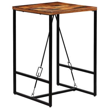 vidaXL Bartafel 70x70x106 cm massief gerecycled hout, Maison & Meubles, Tables | Tables à manger, Verzenden