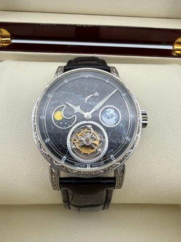 L. ETERNITY - Tourbillon meteor Milky Way Moonphase 24H, Nieuw