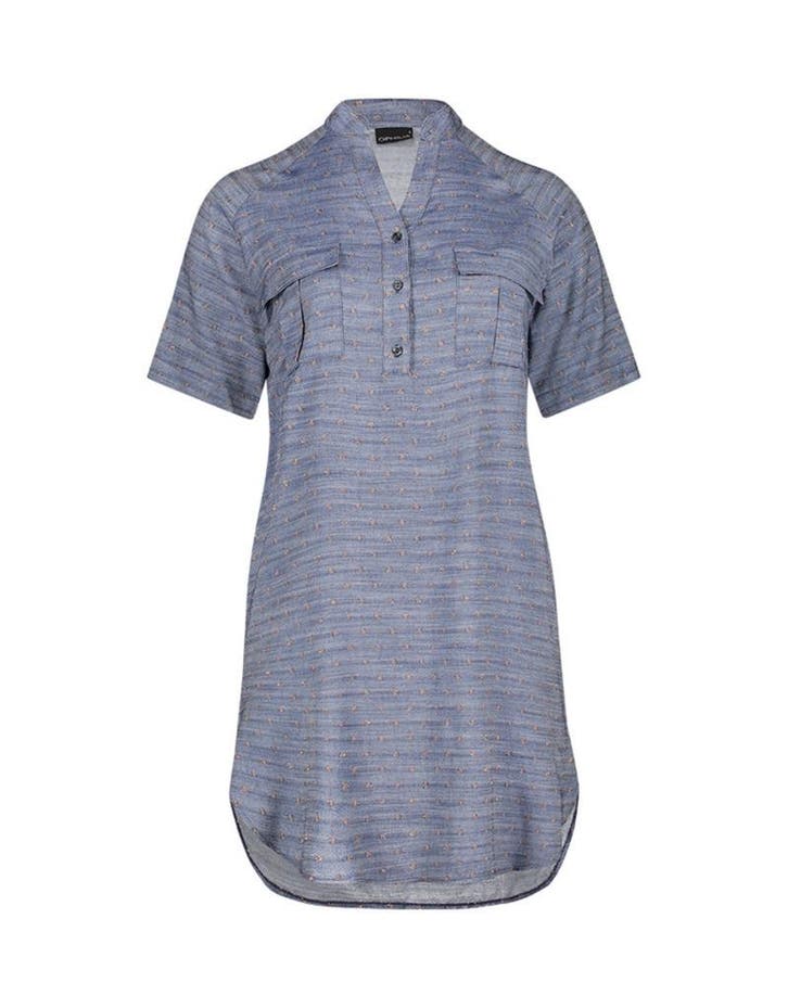 Jurk Sienna denim Ophilia2=44Maat 42/44 (L), Kleding | Dames, Jurken, Overige kleuren, Nieuw, Maat 42/44 (L), Verzenden