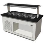 Verwarmd Buffet | PREMIUM LINE | Wit/Graniet | 4x 1/1 GN |, Verzenden, Nieuw in verpakking