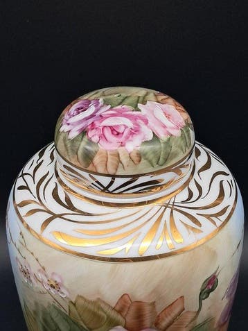 Porcelana Portuguesa T. Limoges - Eric Bram - Vase avec