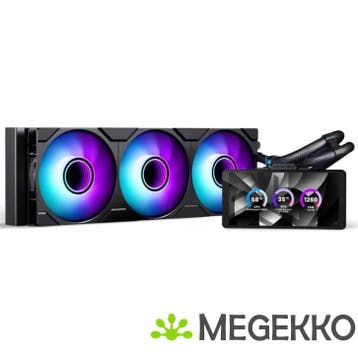 Phanteks Glacier One 360M25 LCD Black, Verzenden