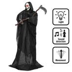Halloween Decoratie Cutting Reaper (183 Cm) Met Licht Geluid, Nieuw