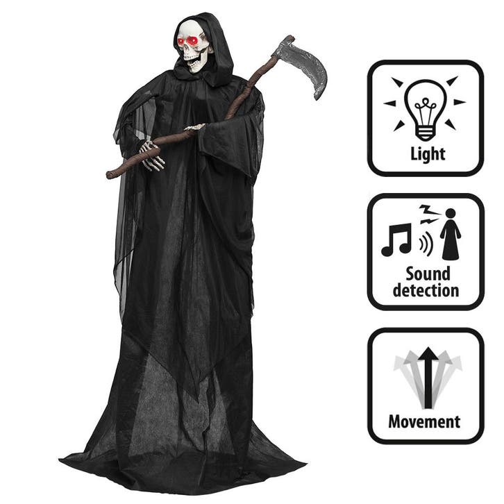 Halloween Decoratie Cutting Reaper (183 Cm) Met Licht Geluid, Kinderen en Baby's, Speelgoed | Poppen