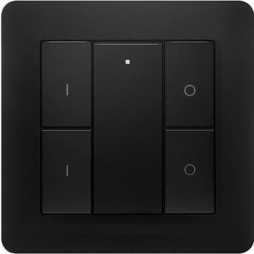 EcoDim 2-voudige ZigBee schakelaar zwart (GIRA 55), Verzenden, Nieuw