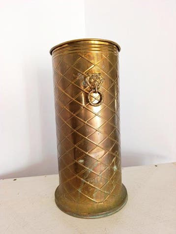 Porte-parapluies - Bronze, Laiton, Cuivre - Bronze,, Antiquités & Art
