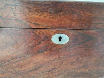 tiroir secret - Doos - Messing, Hout, palisander -