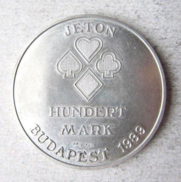 Hongarije. Casino Token Jeton 100 Mark Hongaars Casino, Timbres & Monnaies, Monnaies & Billets de banque | Accessoires