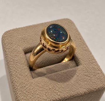 Zonder minimumprijs - Ring - 9 kt. Geel goud